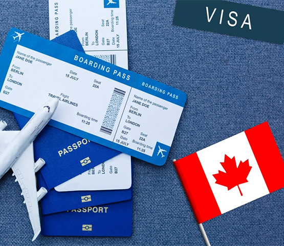 passport and canada flag